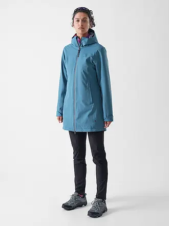 MERU | Damen Wintermantel Nora Hoodie | petrol